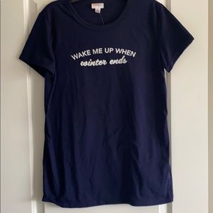 NWT Size M LuLaRoe Liv Tee